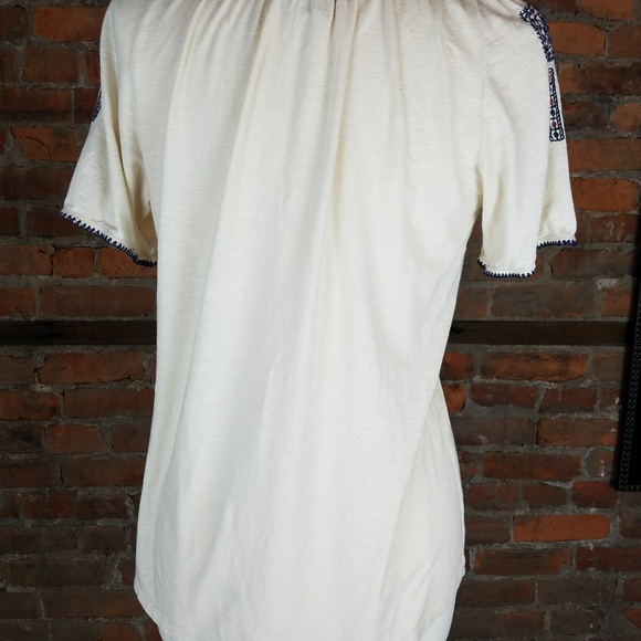 Lucky Brand Women's Top Bohemian Festival Beige - Picture 5 of 7